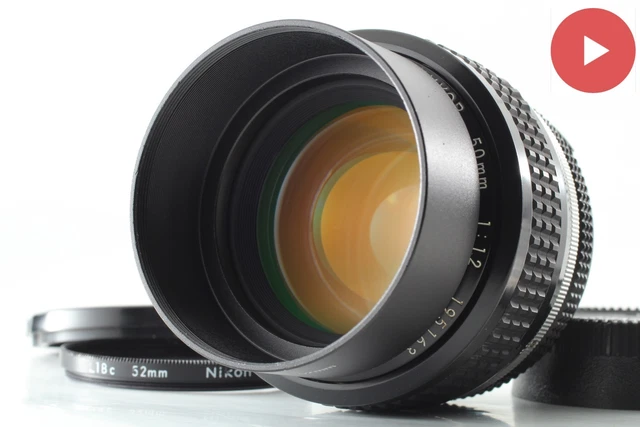 w/Hood [Near MINT]  Nikon Ai Nikkor 50mm f/1.2 MF Standard Prime Lens From JAPAN