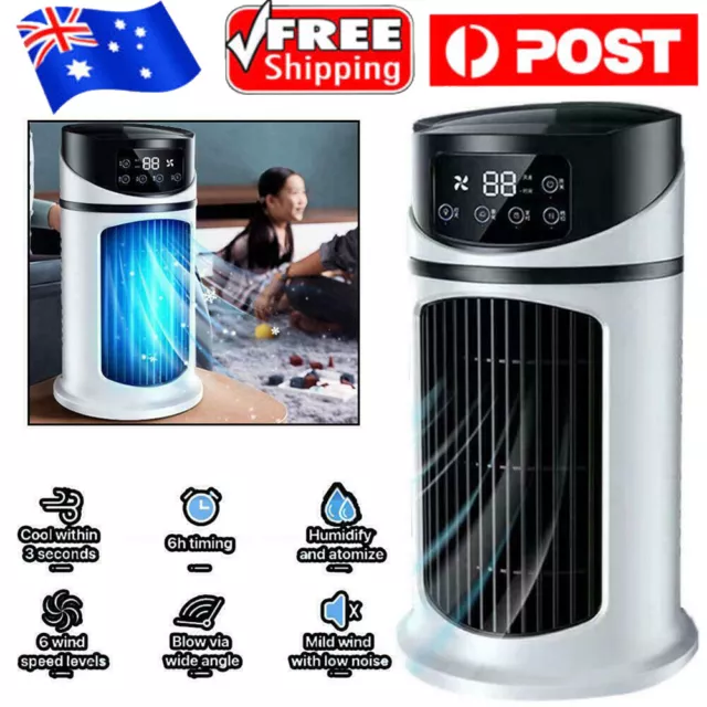 Portable Mini Air Conditioner Cooler Fan Water Cooling Air Conditioning AU