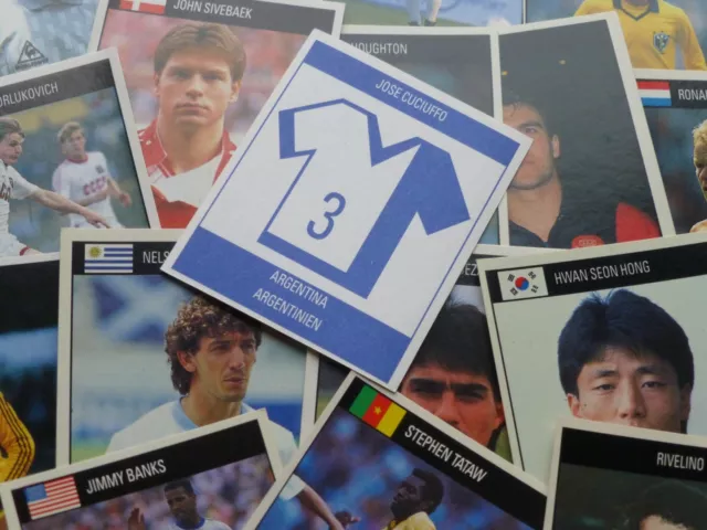 Orbis World Cup Italia 90 Stickers (1-259) - Complete Your Collection