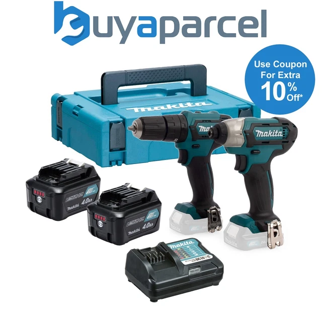 Makita CLX228MJ Trapano a martello combinato agli ioni di litio 12 V + Impact Driver - 2 x 4ah