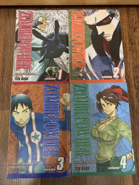 ZOMBIE POWDER Manga Complete Set (Vol. 1-4) English (OUT OF PRINT) Tite Kubo Viz