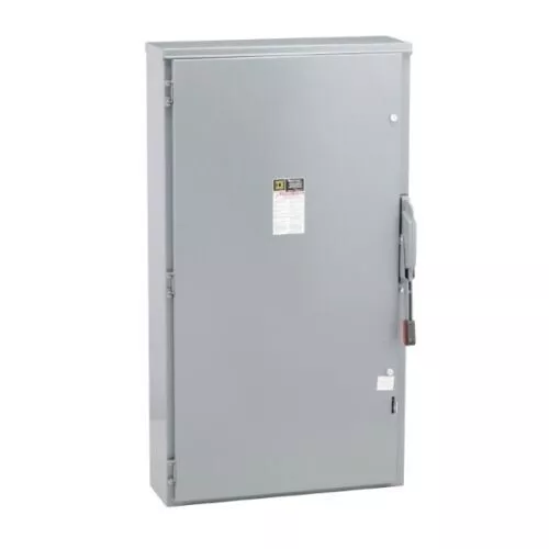 New Square D Hu365Nr 400 Amp Safety Switch Disconnect 3R 3-Pole Non-Fused 600V