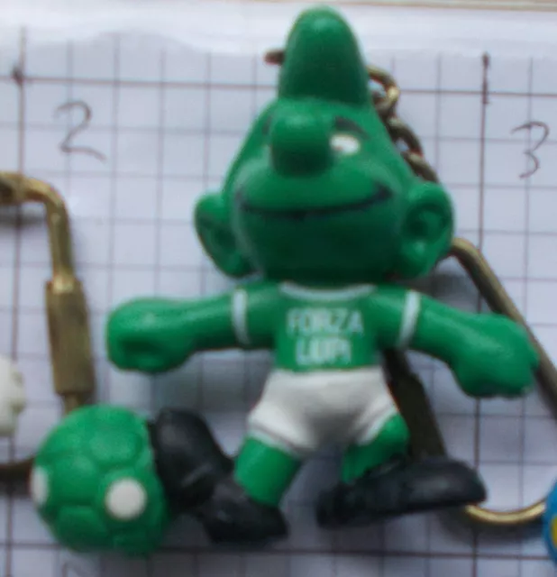 Puffi Smurf Schlumpfs Pitufos Forza Avellino  Team Soccer Portachiavi Keyring 2