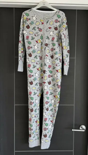 Next Girls Christmas All-in-One - One Piece - Christmas Pyjamas - Size 8 Years