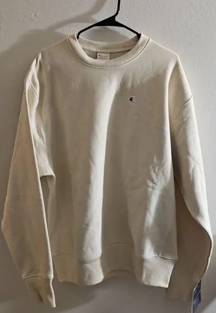 Champion UO Exclusive Reverse Weave Crewneck Sweatshirt Tan