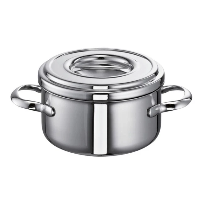 Schulte-Ufer Bratentopf Romana i, Schmortopf, Gartopf, Edelstahl, 16 cm, 1.4 L