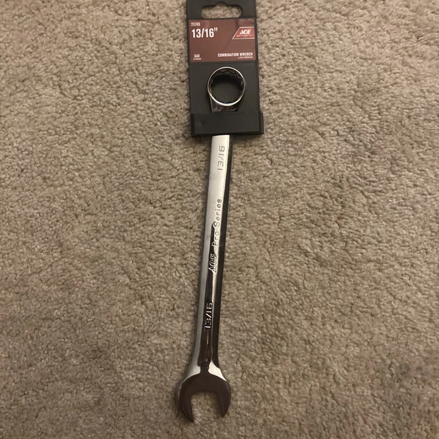 Llave combinada Ace Pro serie 13/16"" cromo vanadio 25769