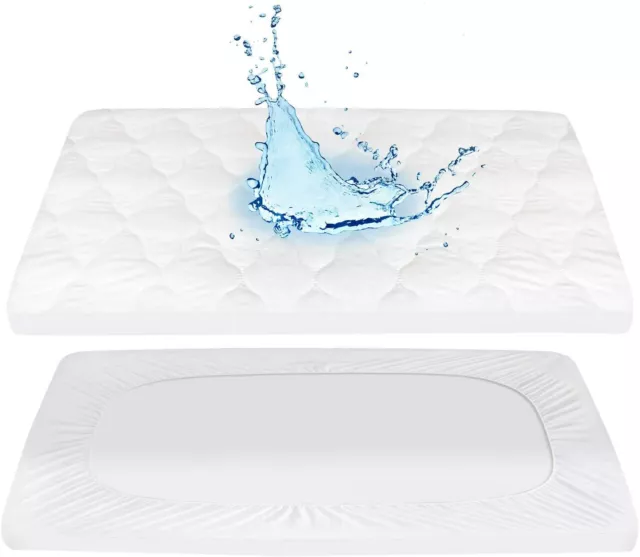Quilted Extra Deep Waterproof  Mattress Protector Bed Topper Cover Anti Allergy