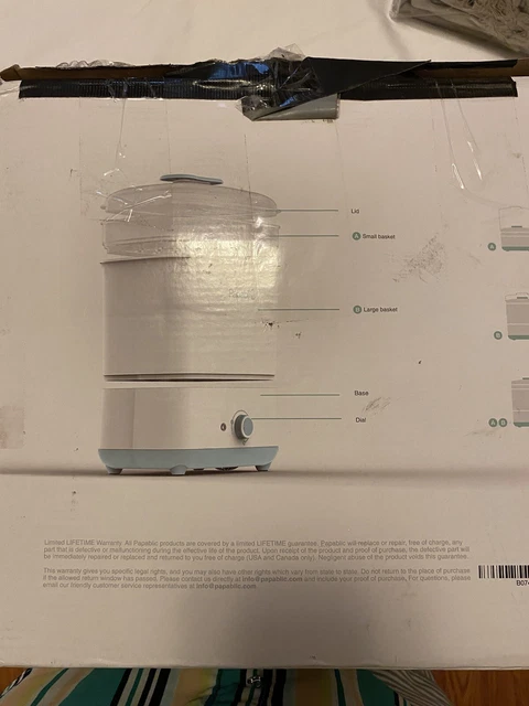 Papablic Baby Bottle Electric Steam Sterilizer and Dryer *Used*
