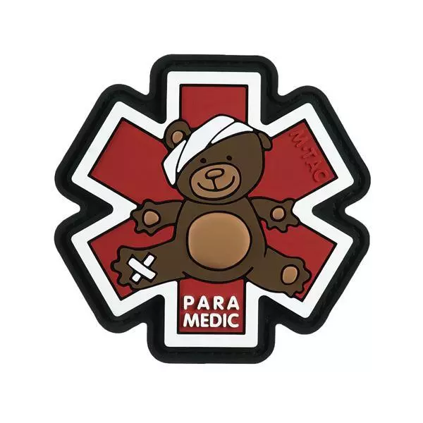 M-Tac® Patch Klettabzeichen PVC Paramedic Ursus