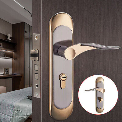 Entrance Keyed Mortise Lever Handle Lock Set Home Privacy Security Door Lockset