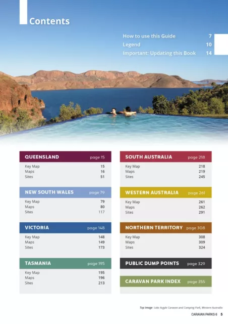 Caravan Parks Australia Wide 6th ed Book New 2022 incl Hema Road Maps 3