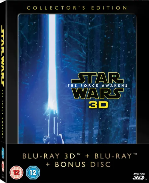 STAR WARS: The Force Awakens [Blu-ray 3D + 2D] Collector's Edition 3-Disc Set