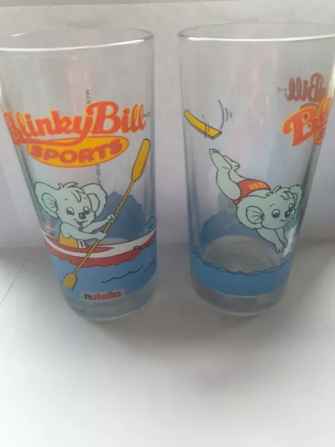 2 - Vintage 1990's Nutella Blinky Bill Sports Glasses Diving  Kayaking