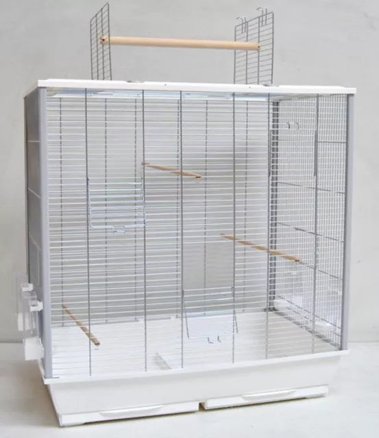 Grande Cage pour Oiseaux Perruche Canaries Grande Perruche Avec