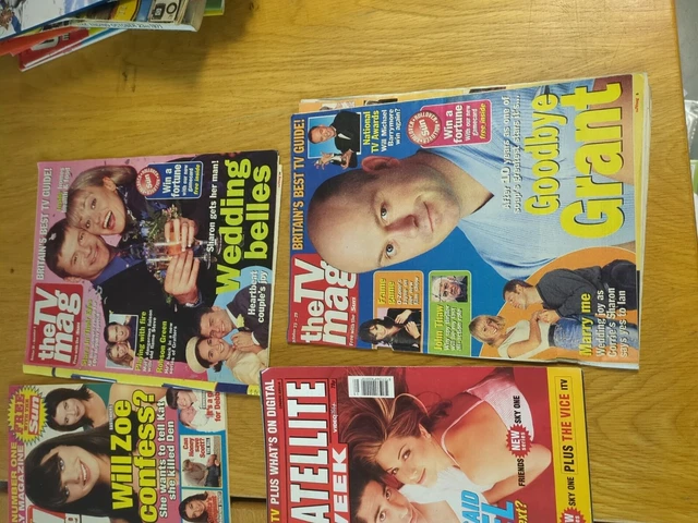 Tv Guide Layout 2000s 2000S TV SATELLITE Various MAGAZINES X 16 Television Guides £38.00 ...