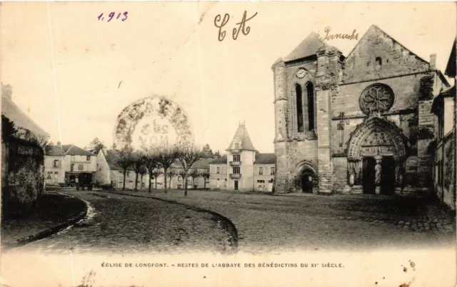 CPA AK LONGPONT - Église de LONGPONT - Restes de L'Abbaye Benedictins (384526)