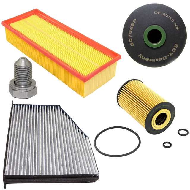 Original Audi A4 Servicepaket | 5-teilig Filter Set | Für 1.9L TDI Motoren 8E