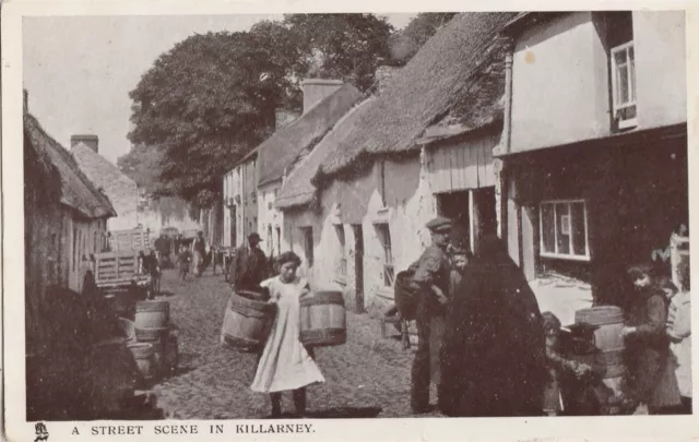 a irish kerry county eire old antique postcard ireland killarney