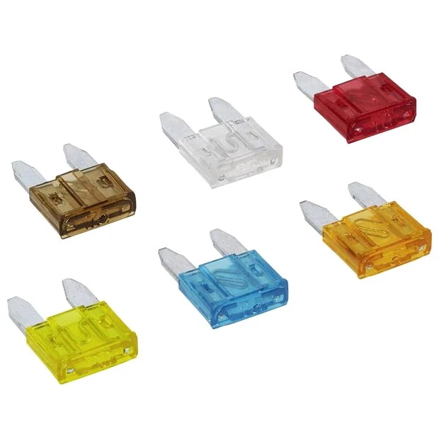 Miosugo Abschmelzsicherungen Set 50 Stück - Kfz Sicherungen 5A-25A Für Oldtimer