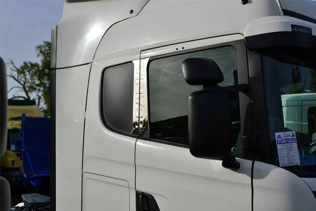 Chrome Front Grill Side Trim Kit – 12 Stainless Steel Pieces For Scania New Streamline (V2A 304)