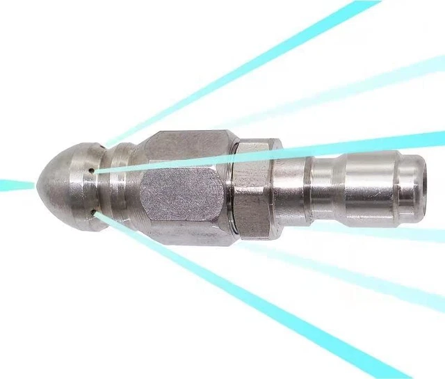 Millie Pressure Washer Sewer Jetter Nozzle with Stainless Steel, Mini 1