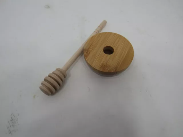 Wooden Mason Jar Honey Dippers - Honey Dipper Wooden Stick 16 oz Mason