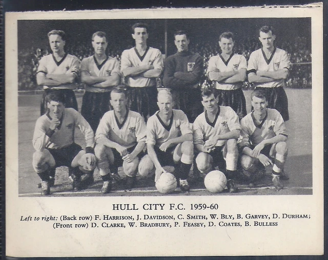 Fleetway-Football Teams 1959/60- Hull City Fc