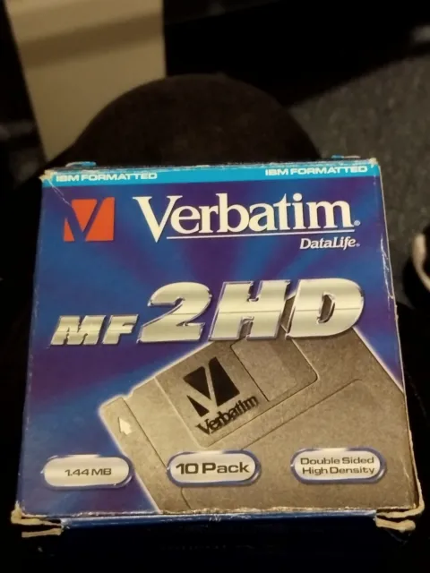 Verbatim MF-2HD Datalife 8,9 cm (3,5 Zoll) Disketten 10 Stück, unbenutzt