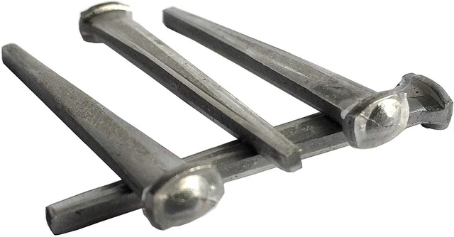2.5" - Common Rose Head - Antique Restoration nail - Steel nail with dimple