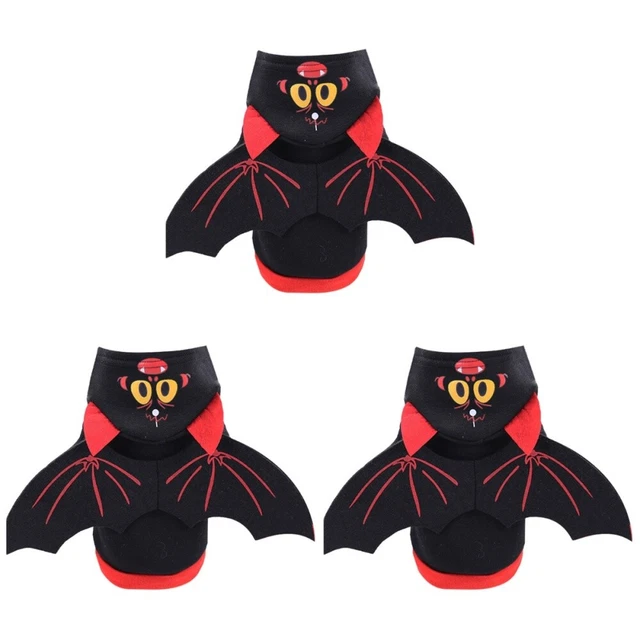 3 piezas Halloween Bat Wings Disfraces Ropa Encantadora Disfraz Baile Fiesta