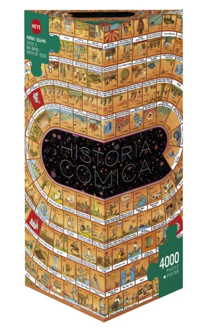 (HY29342) - Heye Puzzles - Triangular , 40 00 Pc - Historia Comica Opus 2