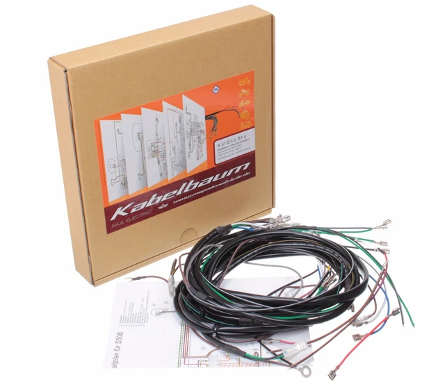 KABELBAUM MIT SCHALTPLAN passend für Simson S50 S51 B1-4 S70 S60 IFA