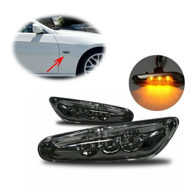 2pcs Feu Clignotants LED Lampe Accessoires Remplacement Durable Portable