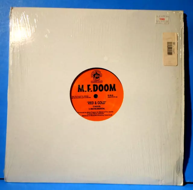 M.f. Doom The M.i.c. ~  Red & Gold 12" Ep 1998 Shrink Nice Condition! Vg/Vg++!!