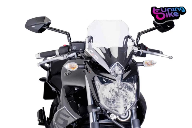 Carenabris Puig 6886h Couleur Fumée – Pour Peugeot Kisbee – Protection Contre Le Vent Et Le Froid – Polycarbonate 3 Mm