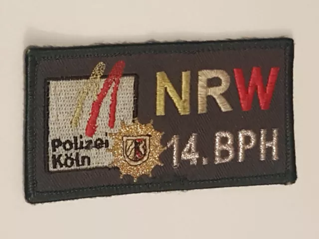 NRW READINESS POLICE 14th BPH 14. HUNDRED COLOGNE BADGE PATCH VELCRO