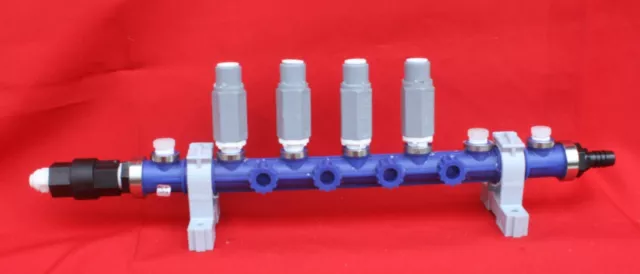 Dema Laundry Chemical Pump 4-Station Flush Manifold