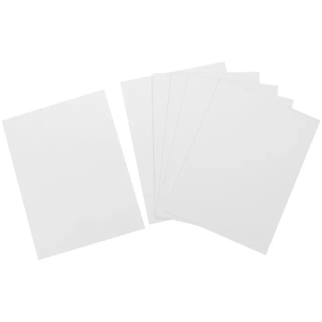 6 Pcs White Aluminum Alloy Sublimation Blank Sheet Poster Board