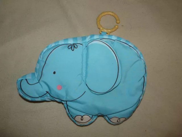 Peluche doudou jouet éléphant à accrocher Fisher Price