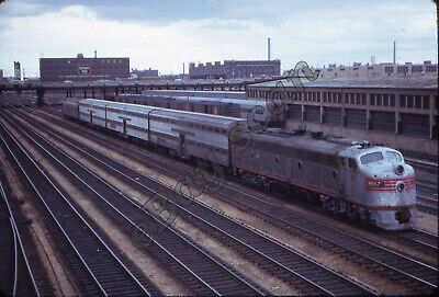 Burlington Northern (ex-CB&Q) 9967 (EMD E8A) Chicago, May 1973 - Kodachrome