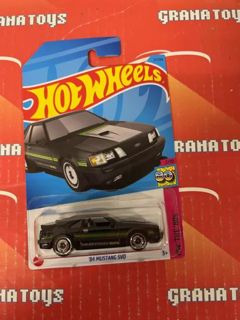 84 Mustang SVO #25 The 80's 2/10 2023 Hot Wheels Case J