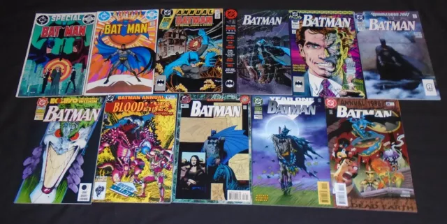 Batman Annual 8,12,13,14,15,16,17,18,19,20 & Special D.C. Comics Job Lot Run
