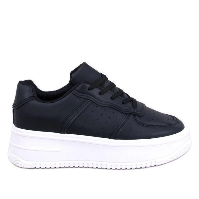 vans nere con suola alta