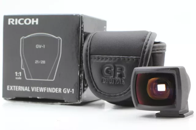 [MINT in Box] Ricoh GV-1 External Viewfinder 21mm 28mm Wide Angle for GR JAPAN