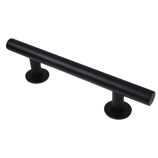 Sliding Barn Door Pull Flush Handle Gate Hardware Set Cast Iron Matte Black NEW 6