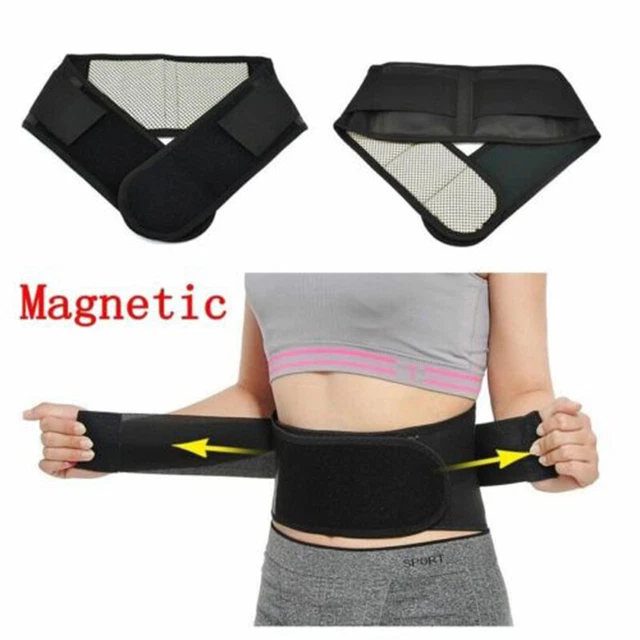 Taille Bretelles Ceinture Tourmaline Auto-Réchauffement Thérapie Magnétique Dos