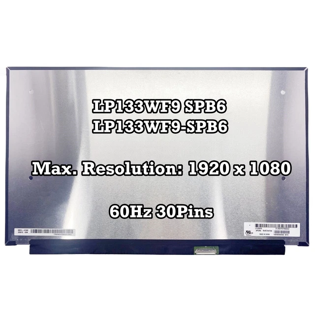 Kit Scheda Controller Per Display LP133WF2(SP)(A1)/(L1)/(L6) - EDP-30 Pin 1920x1080, 12V