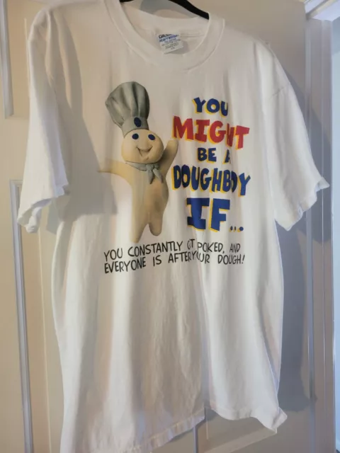 Vintage Pillsbury Doughboy TShirt "You Might be a Doughboy if" Large