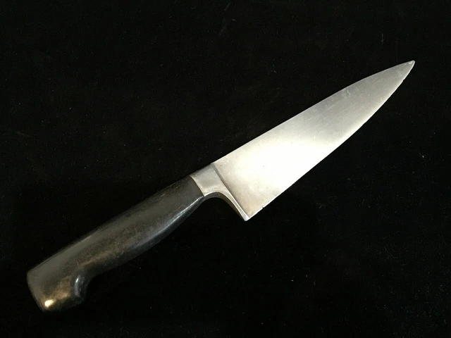 F1055 Japanese Vintage Kitchen Knife GYUTO HOCHO Chef Signed Handle Blade